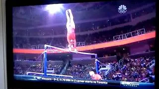 Nastia Liukin Face Plant Olympic Trials '12