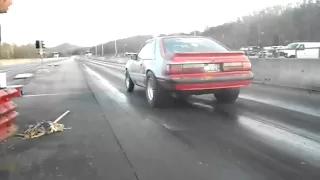 Connelley Stickshift Mustang WHEELIE!