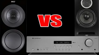 [Sound Battle] KEF R3 vs ELAC DBR62 / Cambridge Audio AXR85 Integrated Amplifier /Bookshelf Speakers