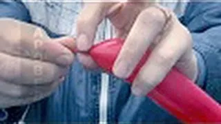 Как завязать воздушный шарик (шдм) / How to tie a balloon?