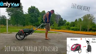 DIY hiking trailer is finished ! part 3,  #29