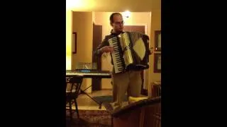 Todd plays a Finnish song on the accordion
