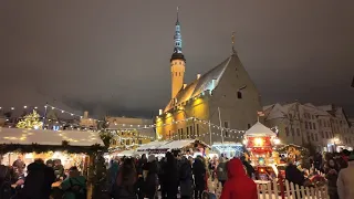 Эстония,Таллинн. РОЖДЕСТВЕНСКАЯ ЯРМАРКА /Vabaduse⏩Ратушная/ #estonia #tallinn #Christmas #Jõuluturg