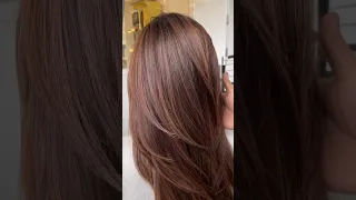 Hair Highlighting transformation #hairstyle #hair #glamhair #haircuttingstyle