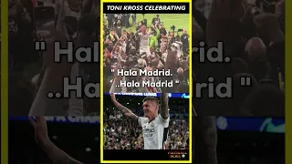 Toni Kroos Celebration After Winning Champions League With Real Madrid