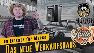 Marcos neues Verkaufshaus / @Halle77  / Holzkunst Scholz offiziell