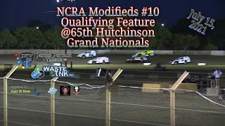 NCRA AAA Modifieds #10, Qualifying Feature, 65th Hutchinson Nationals, 07/15/21