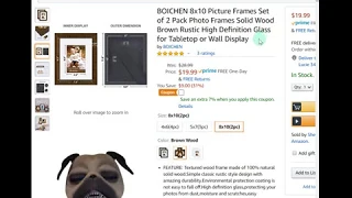 @Bahamas 5 STAR Amazon Product Review BOICHEN 8x10 Picture Frames Set of 2 Solid Wood Wall Tabletop!