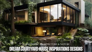 The Harmonizing Architecture & Nature | Dream Courtyard House Concept Design