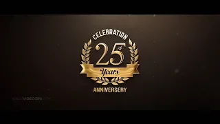 25th Wedding Anniversary Video | Wedding Anniversary Party Invitation Video | VG-738