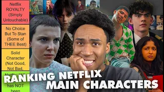 Ranking Netflix Main Characters *nobody's safe*