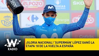 ¡Gloria nacional! 'Supermán' López ganó la etapa 18 de la Vuelta a España