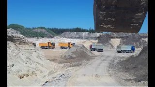 Один день из жизни экскаваторщика!  one day in the life of an excavator driver !