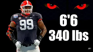 Scariest Player in College Football 😈 || Georgia DT Jordan Davis Highlights ᴴᴰ