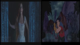 Beauty and the Beast Gaston Fights 2017 vs 1991