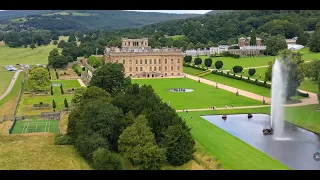 Chatsworth house  view from DJI Mini 3 pro 4k