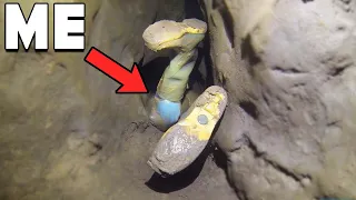 Crawling Through The Tightest Cave In The World!