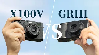 正面對決！富士X100V vs. 理光GRIII，到底該買誰？