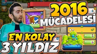 2016 MÜCADELESİ EN KOLAY 3 YILDIZ NASIL ALINIR? ( BEDAVA ARKA PLAN ALIN ) - CLASH OF CLANS