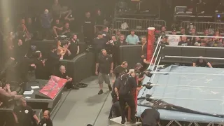 WWE Michael Cole entrance before Raw 8/7/23