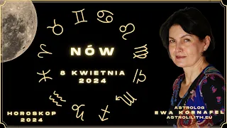 🌘🌑🌒 NÓW W BARANIE - 8 KWIETNIA 2024 - HOROSKOP - PONIEDZIAŁEK