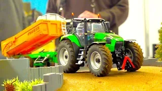 RC SIKU CONTROL I 1/32 SCALE TRACTOR AND FARM ACTION I K700 I JOHN DEERE I FENDT AT WORK