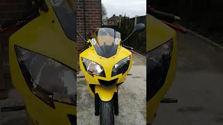 Triumph Daytona 650 fairings condition and cold start