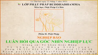 Phật Pháp Cơ Bản | Phần II: Phật Pháp - NGHIỆP BÁO - LUÂN HỒI QUA GÓC NHÌN NGHIỆP LỰC