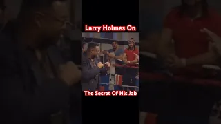 Larry Holmes On The Secret Of His Jab #boxing #jab #larryholmes #boxingtraining #boxinghistory #mma