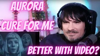 PRO SINGER'S first REACTION to AURORA - CURE FOR ME (OFFICIAL VIDEO)