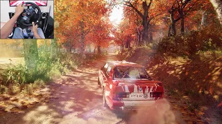 BMW M3 E30 - Dirt Rally 2.0 | Logitech g29 gameplay