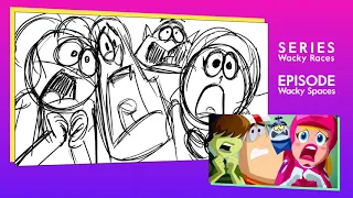 Wacky Races | Wacky Spaces | Animatic | Boomerang Official