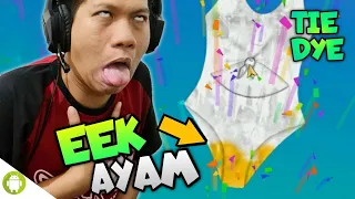 KREASI BAJU BUATAN ACI GAMESPOT!!! Tie Dye [SUB INDO] ~Aku Suka Warna Kuning!!