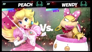 Super Smash Bros Ultimate Amiibo Fights – Request #16978 Peach vs Wendy