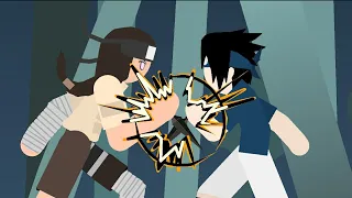 Sasuke vs Neji | Stick Nodes Naruto Animation 9,000 Subscribers Special!