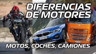 Diferencias entre motores de MOTOS, COCHES y CAMIONES