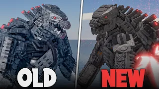 OLD vs NEW Mechagodzilla Changes in Kaiju Arisen 5.0