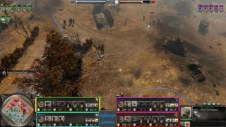 COH2 4v4 Tanks vs Artillery
