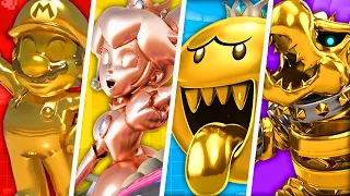 Evolution of Gold Super Mario Characters (1996 - 2021)