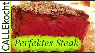 Steak richtig braten. Rezept um bestes Rumpsteak zubereiten