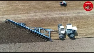 Big Bud Tractors pulling 21 and 18 bottom plows in Ohio