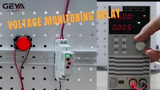 Single phase voltage monitoring relay GRV8-02 | GEYA Electric