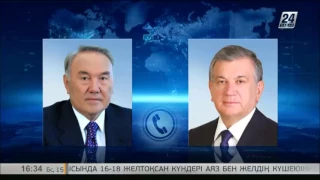 Президент Узбекистана поздравил Н.Назарбаева с 25-летием Независимости Казахстана