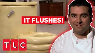 Customer Demands Buddy To Make A Flushing Toilet Cake! | Cake Boss