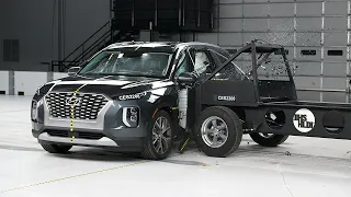 2022 Hyundai Palisade updated side IIHS crash test