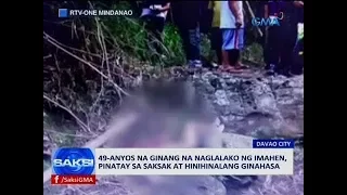 Saksi: 49-anyos na ginang na naglalako ng imahen, pinatay sa saksak at hinihinalang ginahasa