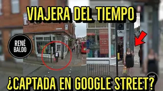 ¿Viajera del tiempo captada en Google Street? ¡Sorprendente coincidencia!
