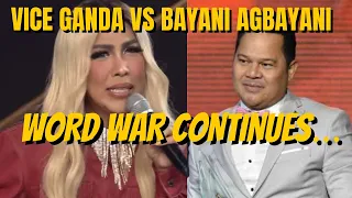 VICE GANDA VS BAYANI AGBAYANI: HINDI PA TAPOS ANG PARINIGAN!