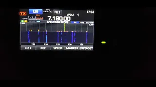 FTDX10  VS IC7300  Quick Scope comparison in the dark