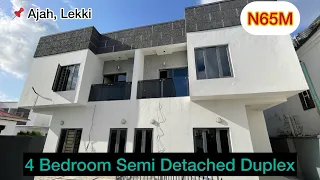 House for Sale in Lekki, Lagos Nigeria; Affordable 4 Bedroom Semi Detached Duplex for Sale in Ajah